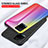 Custodia Silicone Specchio Laterale Sfumato Arcobaleno Cover LS2 per Vivo Y21