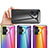 Custodia Silicone Specchio Laterale Sfumato Arcobaleno Cover LS2 per Xiaomi Poco F4 GT 5G