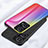 Custodia Silicone Specchio Laterale Sfumato Arcobaleno Cover LS2 per Xiaomi Poco F5 5G