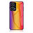 Custodia Silicone Specchio Laterale Sfumato Arcobaleno Cover LS2 per Xiaomi Poco F5 5G Arancione