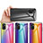 Custodia Silicone Specchio Laterale Sfumato Arcobaleno Cover LS2 per Xiaomi POCO M3 Pro 5G