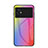 Custodia Silicone Specchio Laterale Sfumato Arcobaleno Cover LS2 per Xiaomi Poco M5 4G Rosa
