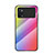Custodia Silicone Specchio Laterale Sfumato Arcobaleno Cover LS2 per Xiaomi Poco X4 Pro 5G Rosa