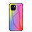 Custodia Silicone Specchio Laterale Sfumato Arcobaleno Cover LS2 per Xiaomi Redmi A1