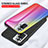 Custodia Silicone Specchio Laterale Sfumato Arcobaleno Cover LS2 per Xiaomi Redmi Note 10 Pro Max