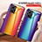 Custodia Silicone Specchio Laterale Sfumato Arcobaleno Cover LS2 per Xiaomi Redmi Note 11E 5G