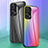 Custodia Silicone Specchio Laterale Sfumato Arcobaleno Cover LS2 per Xiaomi Redmi Note 12 Turbo 5G