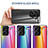 Custodia Silicone Specchio Laterale Sfumato Arcobaleno Cover LS2 per Xiaomi Redmi Note 13 Pro+ Plus 5G
