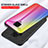 Custodia Silicone Specchio Laterale Sfumato Arcobaleno Cover LS2 per Xiaomi Redmi Note 9 Pro