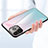Custodia Silicone Specchio Laterale Sfumato Arcobaleno Cover M01 per Apple iPhone 14 Pro Max