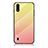 Custodia Silicone Specchio Laterale Sfumato Arcobaleno Cover M01 per Samsung Galaxy A01 SM-A015