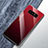 Custodia Silicone Specchio Laterale Sfumato Arcobaleno Cover M01 per Samsung Galaxy Note 8 Rosso