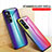 Custodia Silicone Specchio Laterale Sfumato Arcobaleno Cover M01 per Xiaomi Mi 12 5G