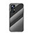 Custodia Silicone Specchio Laterale Sfumato Arcobaleno Cover M01 per Xiaomi Mi 12 5G Nero
