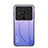 Custodia Silicone Specchio Laterale Sfumato Arcobaleno Cover M01 per Xiaomi Mi 12S Ultra 5G Lavanda