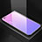 Custodia Silicone Specchio Laterale Sfumato Arcobaleno Cover per Apple iPhone 6S Plus Viola