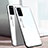 Custodia Silicone Specchio Laterale Sfumato Arcobaleno Cover per Huawei Honor V30 Pro 5G Bianco