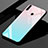 Custodia Silicone Specchio Laterale Sfumato Arcobaleno Cover per Huawei Nova 4e