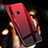 Custodia Silicone Specchio Laterale Sfumato Arcobaleno Cover per Huawei P Smart+ Plus (2019) Rosso