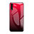 Custodia Silicone Specchio Laterale Sfumato Arcobaleno Cover per Huawei P20 Pro Rosso