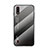 Custodia Silicone Specchio Laterale Sfumato Arcobaleno Cover per Samsung Galaxy A01 SM-A015 Grigio