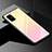 Custodia Silicone Specchio Laterale Sfumato Arcobaleno Cover per Samsung Galaxy A51 5G