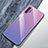 Custodia Silicone Specchio Laterale Sfumato Arcobaleno Cover per Samsung Galaxy Note 10 Plus 5G Viola