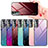 Custodia Silicone Specchio Laterale Sfumato Arcobaleno Cover per Samsung Galaxy S21 FE 5G