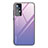 Custodia Silicone Specchio Laterale Sfumato Arcobaleno Cover per Xiaomi Mi 12 5G Lavanda