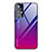 Custodia Silicone Specchio Laterale Sfumato Arcobaleno Cover per Xiaomi Mi 12S Pro 5G Rosa Caldo