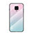 Custodia Silicone Specchio Laterale Sfumato Arcobaleno Cover per Xiaomi Redmi Note 9S