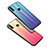 Custodia Silicone Specchio Laterale Sfumato Arcobaleno Cover R01 per Huawei Honor V10 Lite