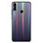 Custodia Silicone Specchio Laterale Sfumato Arcobaleno Cover R01 per Huawei Honor V10 Lite Nero