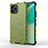 Custodia Silicone Trasparente Laterale 360 Gradi Cover AM1 per Huawei Enjoy 50z Verde