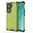 Custodia Silicone Trasparente Laterale 360 Gradi Cover AM1 per Huawei Honor 60 5G Verde