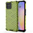 Custodia Silicone Trasparente Laterale 360 Gradi Cover AM1 per Huawei Nova 8 SE 4G Verde