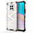 Custodia Silicone Trasparente Laterale 360 Gradi Cover AM1 per Huawei Nova 8i Bianco