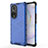 Custodia Silicone Trasparente Laterale 360 Gradi Cover AM1 per Huawei Nova 9 Pro Blu