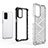 Custodia Silicone Trasparente Laterale 360 Gradi Cover AM1 per OnePlus Nord N200 5G