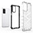 Custodia Silicone Trasparente Laterale 360 Gradi Cover AM1 per Oppo A53s 5G