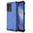 Custodia Silicone Trasparente Laterale 360 Gradi Cover AM1 per Oppo A94 5G Blu