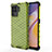 Custodia Silicone Trasparente Laterale 360 Gradi Cover AM1 per Oppo F19 Pro Verde