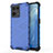 Custodia Silicone Trasparente Laterale 360 Gradi Cover AM1 per Oppo F21 Pro 4G Blu