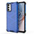 Custodia Silicone Trasparente Laterale 360 Gradi Cover AM1 per Oppo K9 Pro 5G Blu