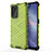 Custodia Silicone Trasparente Laterale 360 Gradi Cover AM1 per Oppo Reno5 Z 5G Verde