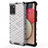 Custodia Silicone Trasparente Laterale 360 Gradi Cover AM1 per Samsung Galaxy A02s Bianco