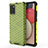 Custodia Silicone Trasparente Laterale 360 Gradi Cover AM1 per Samsung Galaxy A02s Verde