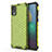 Custodia Silicone Trasparente Laterale 360 Gradi Cover AM1 per Samsung Galaxy A03 Core Verde