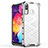 Custodia Silicone Trasparente Laterale 360 Gradi Cover AM1 per Samsung Galaxy A20