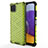 Custodia Silicone Trasparente Laterale 360 Gradi Cover AM1 per Samsung Galaxy A22s 5G Verde